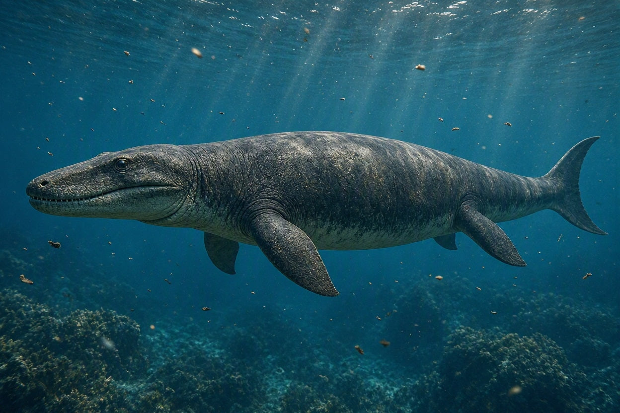 Mosasaurus Wirbel – Originales Fossil aus der Kreidezeit